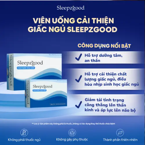 Bổ sung 2 viên SleepzGood nếu bạn uống cà phê mất ngủ